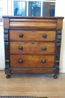 Appraisal: VICTORIAN CEDAR FOUR DRAWER CHEST