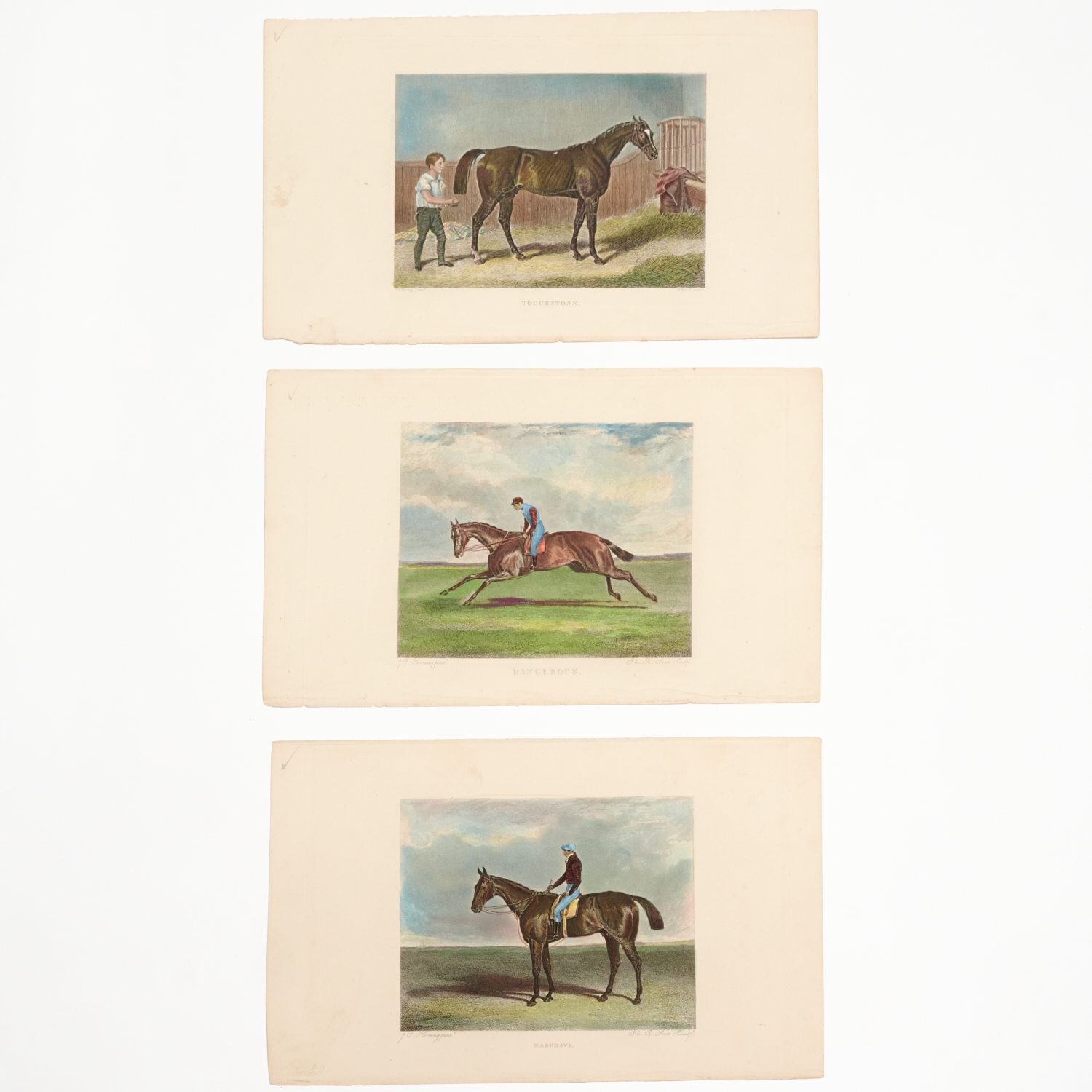 Appraisal: J F HERRING AFTER EQUINE ENGRAVINGS After John Frederick Herring