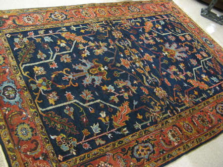 Appraisal: HAND KNOTTED AGRA CARPET state of Uttar Pradesh northern India