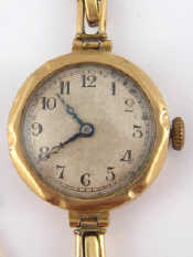 Appraisal: A carat gold lady's wrist watch A F circa on