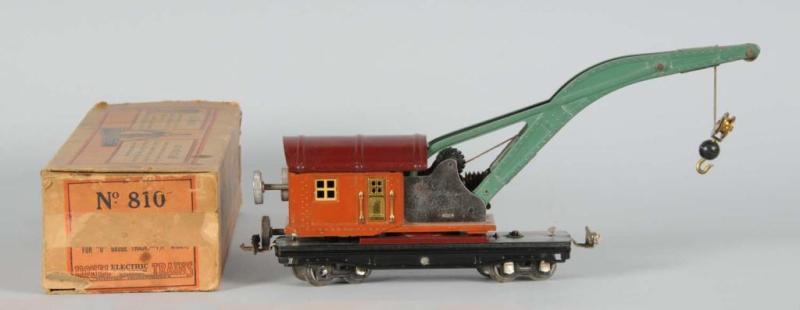 Appraisal: Lionel No O-Gauge Crane Description Pre-war Includes original box Crane