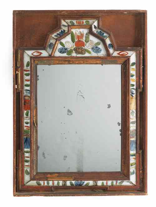 Appraisal: Continental courting mirror mid th c l w