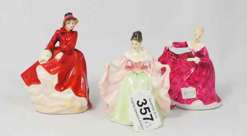 Appraisal: Royal Doulton miniature figures Emma HN Kirsty HN and Sara