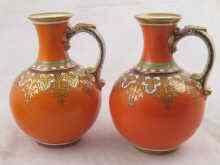 Appraisal: A pair of Samuel Alcock vases of classical Persian design