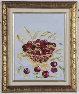 Appraisal: Johannes Schiefer New York Netherlands France - Bowl of Cherries