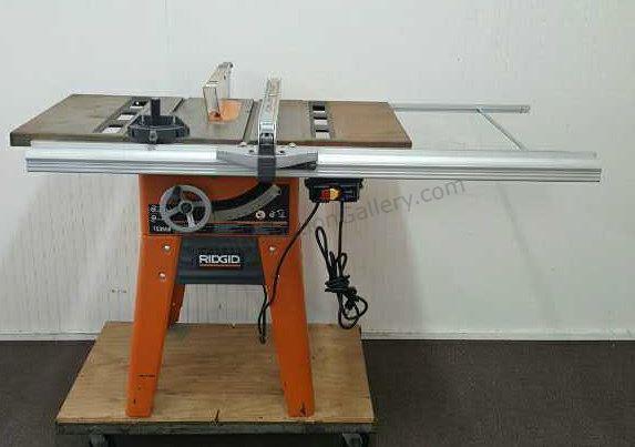 Appraisal: RIDGID Amp in Professional Cast Iron Table Saw with the