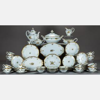 Appraisal: A Weimar Porzellan Porcelain Dinner Service for Twelve in the