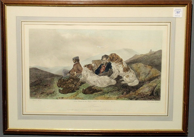 Appraisal: Framed sporting print titled Grouse x