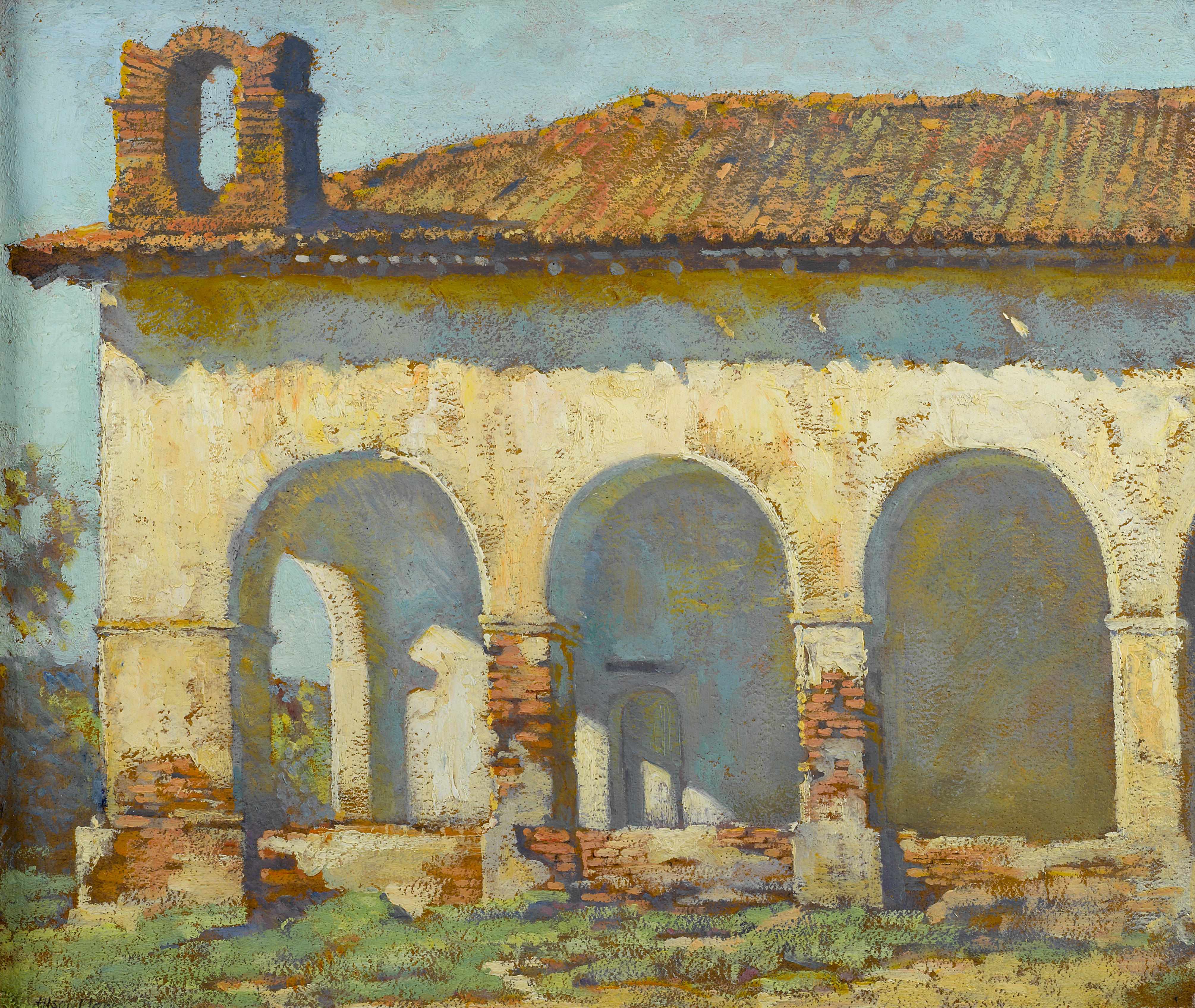 Appraisal: Alson Skinner Clark - Mission San Fernando signed 'Alson Clark'