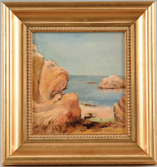 Appraisal: ALBERT BABB INSLEY American - ACADIA INLET Oil on canvas