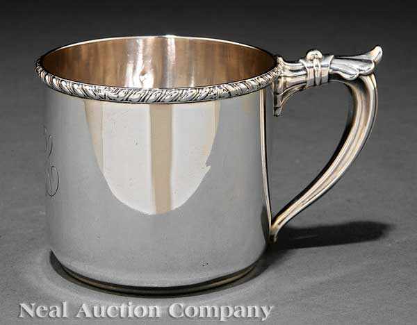 Appraisal: An Antique Gorham Sterling Silver Baby Cup c with gadrooned