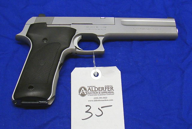 Appraisal: Smith Wesson Model semi-automatic pistol Cal bbl SN TFF Stainless