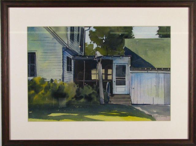 Appraisal: Floyd D Hopper IN - x watercolor signed lower right