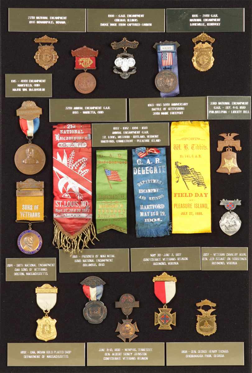 Appraisal: Grand Army of the Republic Medals Badges GAR Encampment IN