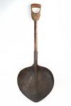 Appraisal: SHOVEL - th C peat moss shovel with riveted oak