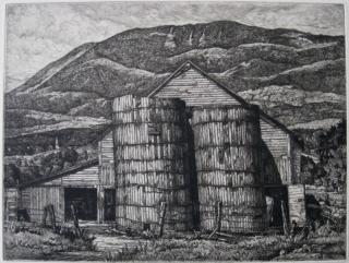 Appraisal: Luigi Lucioni etching Luigi Lucioni American - - ''Shadow and