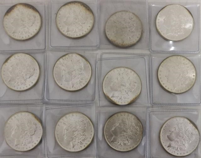 Appraisal: BU MORGAN SILVER DOLLARS TO INCLUDE SEVERALTHAT SHOULD GRADE ABOVE