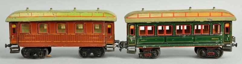 Appraisal: Lot of Marklin Gauge Passenger Train Cars Description German One