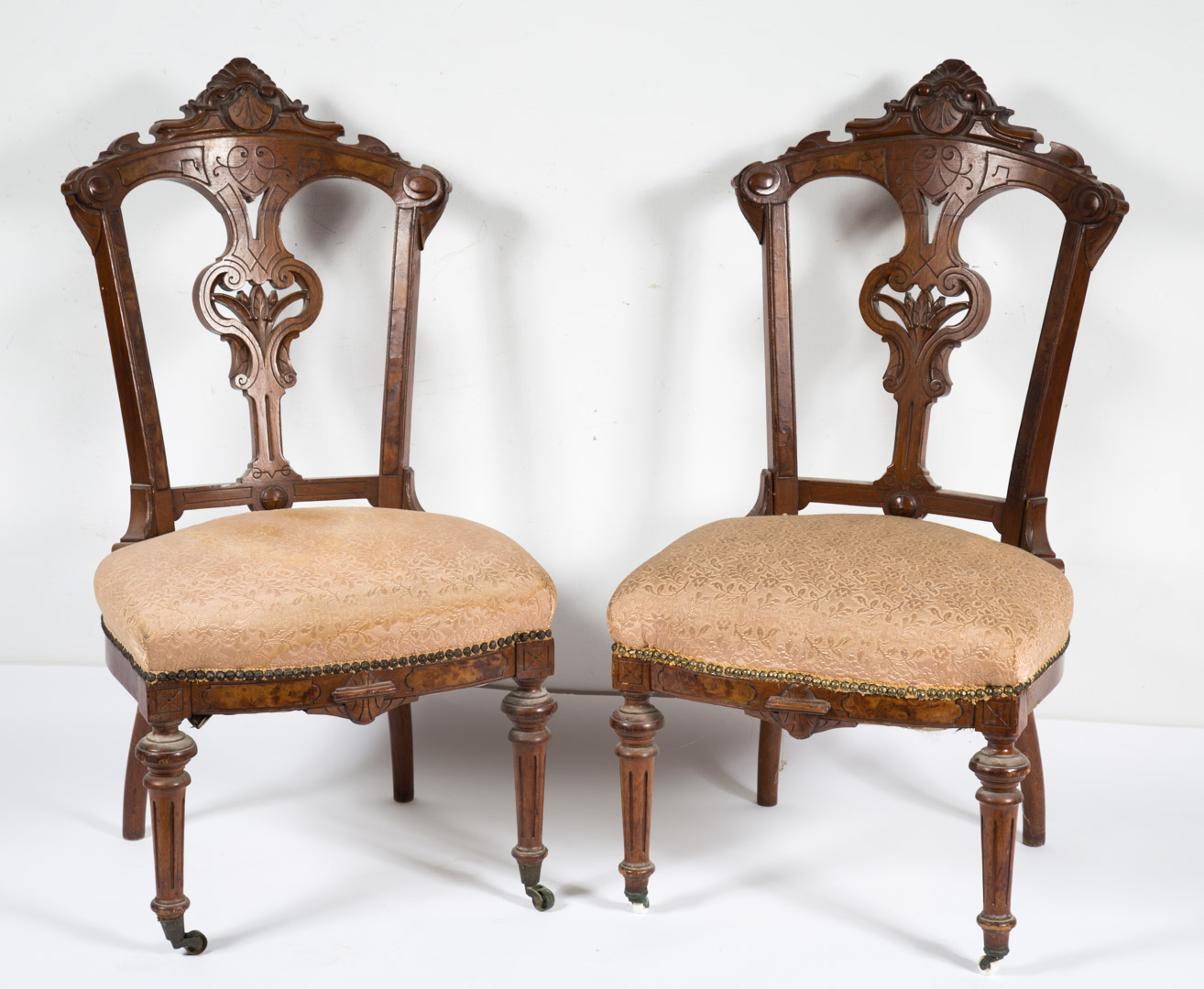 Appraisal: Pair of Eastlake side chairs Undernumber