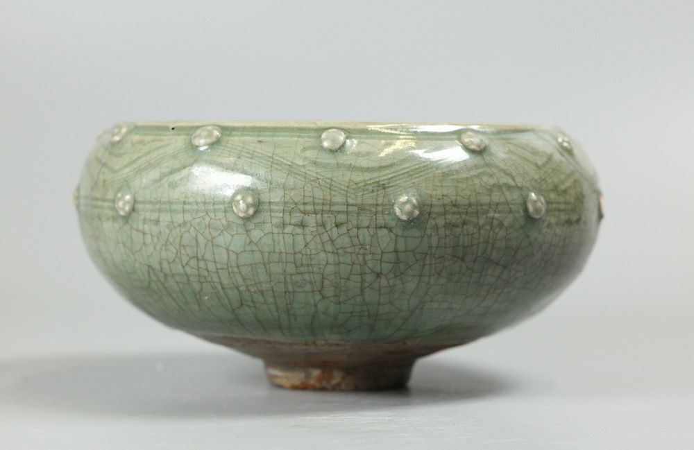 Appraisal: Chinese celadon bowl possibly Song Yuan dynasty in L x