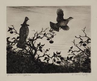 Appraisal: Aiden Lassell Ripley - Grouse and Wild Apple Treesigned A