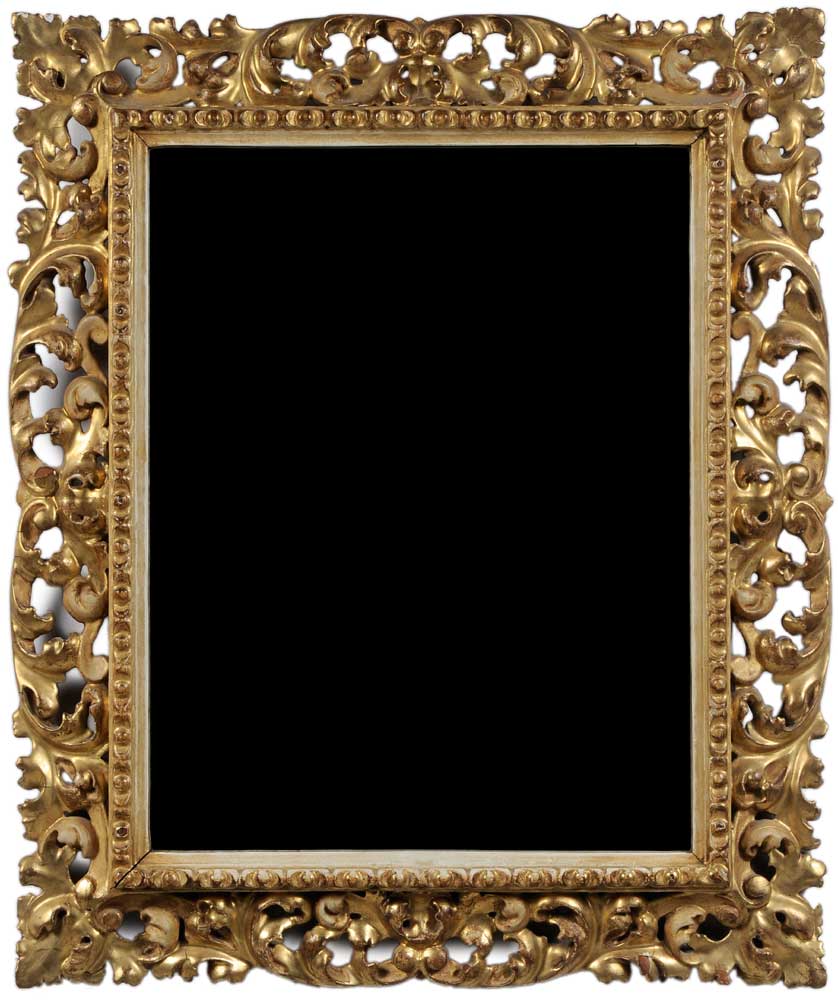 Appraisal: th Century Florentine Frame carved and gilt wood with pierced