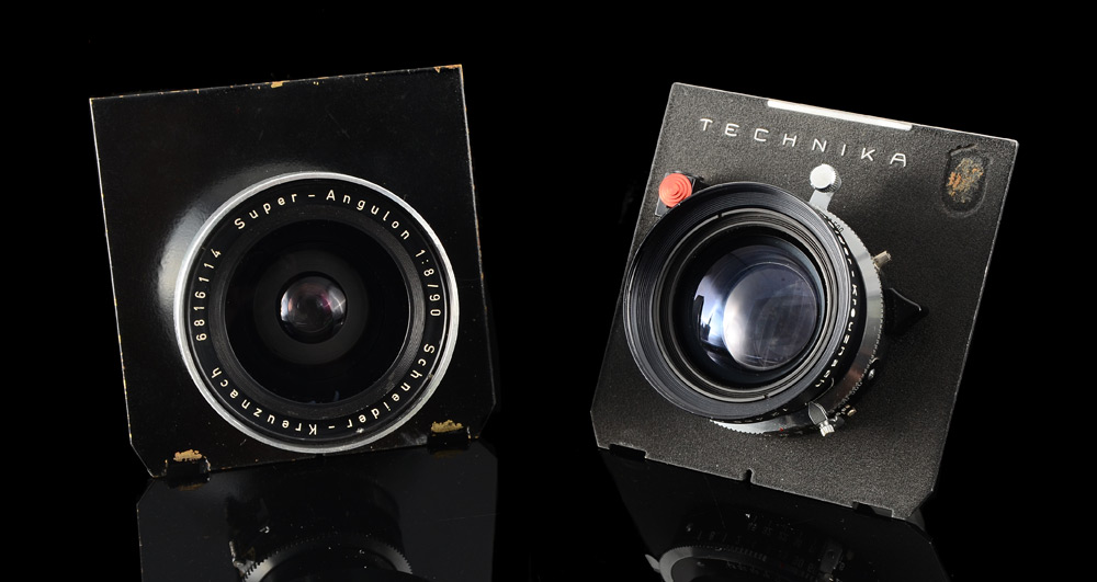 Appraisal: MM MM SCHNEIDER KREUZNACH LARGE FORMAT LENSES Schneider Kreuznach Super