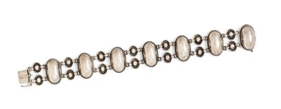 Appraisal: Sale Lot A Sterling Silver Bracelet Henry Pilstrup for Georg