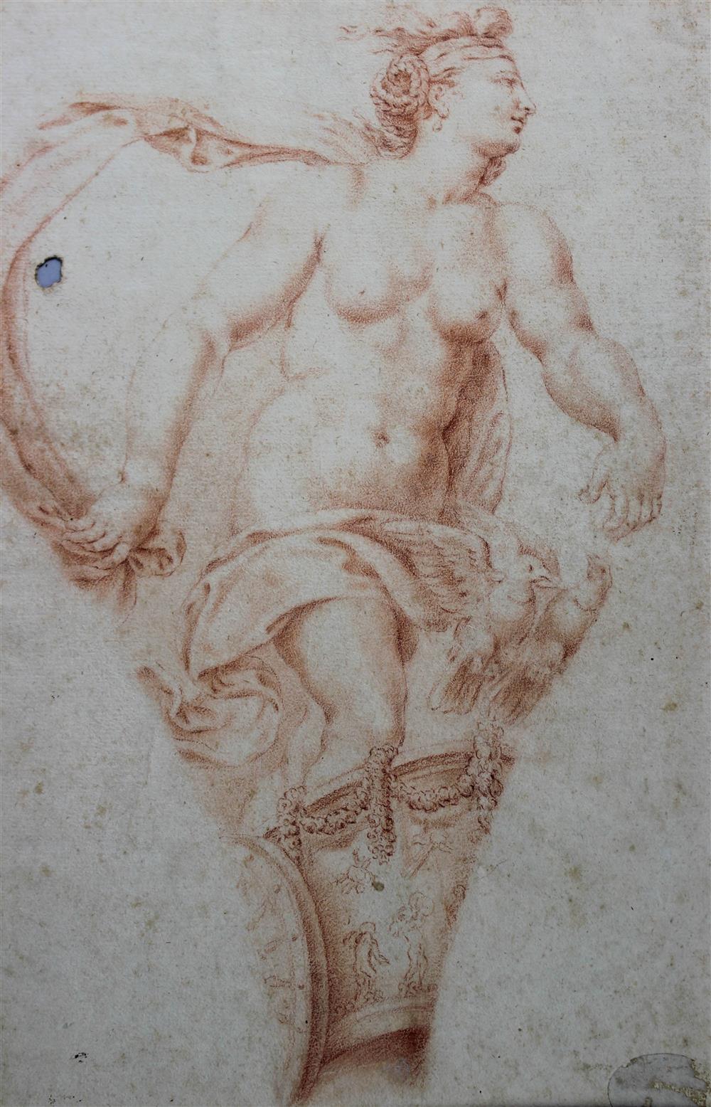 Appraisal: ITALIAN SCHOOL AFTER RAPHAEL TH TH CENTURY VENUS RIDING A