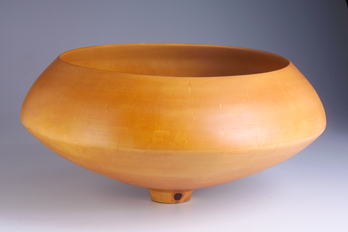 Appraisal: RON KENT Fine and large thin-walled turned wood vessel on