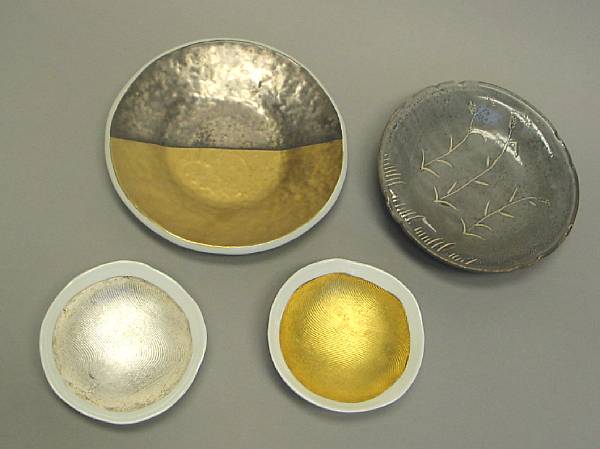 Appraisal: A group of four Japanese ceramic plates The first a