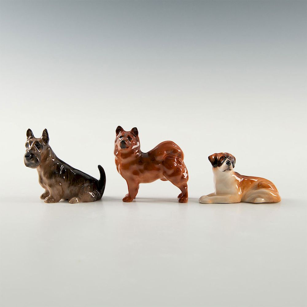 Appraisal: ROYAL DOULTON ANIMAL FIGURINE DOG MINIATURES Scottish Terrier K Chow