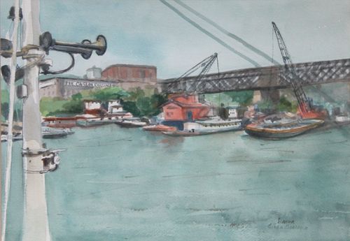 Appraisal: Artist Soderholm Gloria Slavka Senovich Title Allegheny River Date Medium