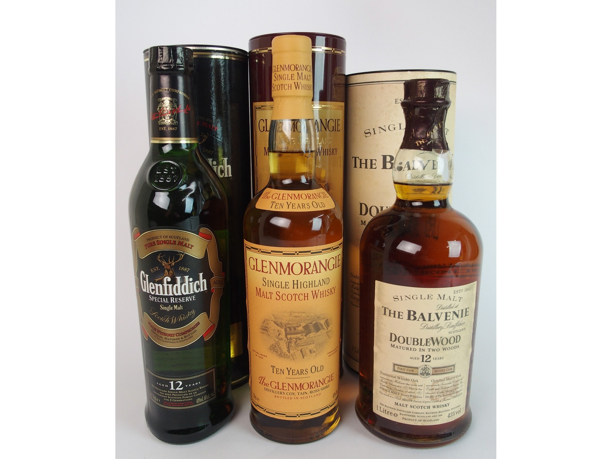 Appraisal: The Balvennie Doublewood Year Old single malt whiskyin tube litre