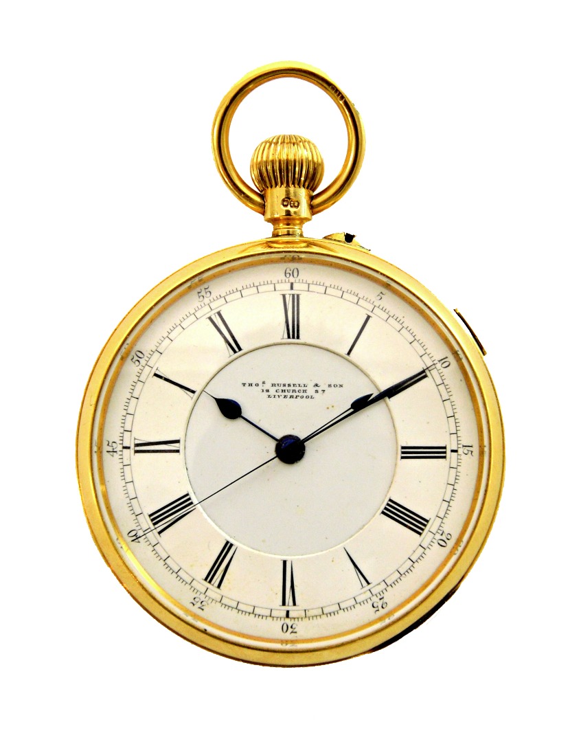 Appraisal: A gentleman's ct gold cased keyless wind centre stop seconds