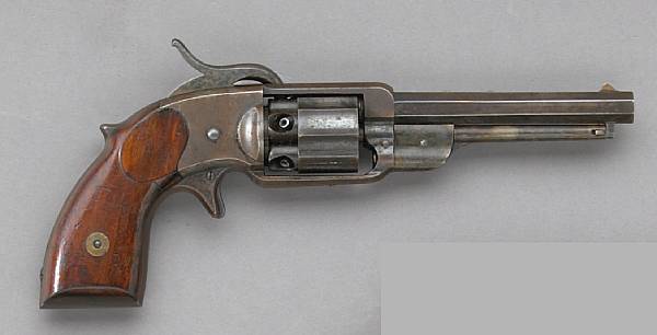 Appraisal: A scarce C R Alsop Navy Model percussion revolver Serial