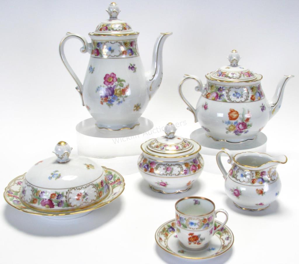 Appraisal: Partial Set of Schumann 'Empress' China pieces total including cups