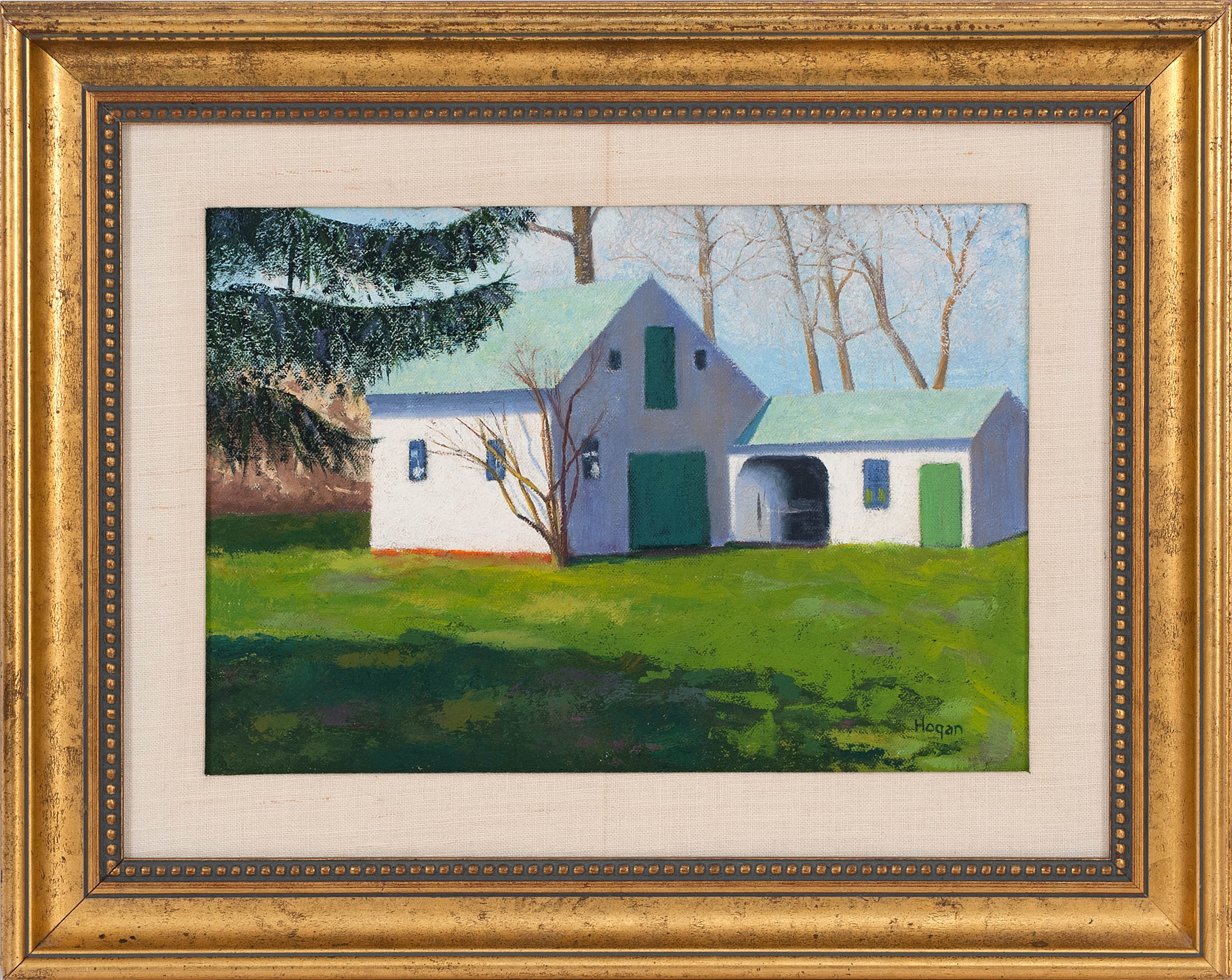 Appraisal: RUTH HOGANAmerican ContemporaryOra Kaulback's Barn Smith Road Eastham Ma Late