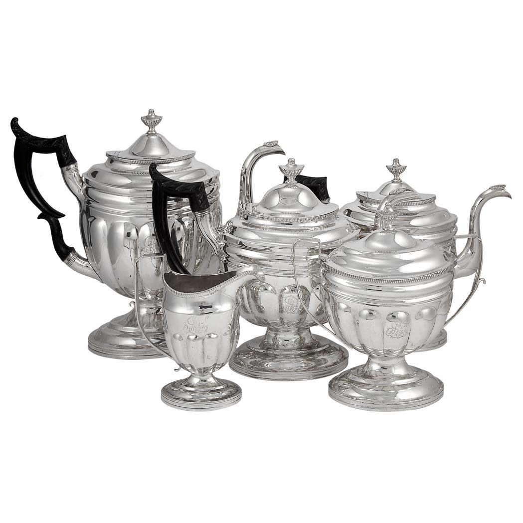 Appraisal: Associated American Silver Tea and Coffee Service Howell Co Philadelphia