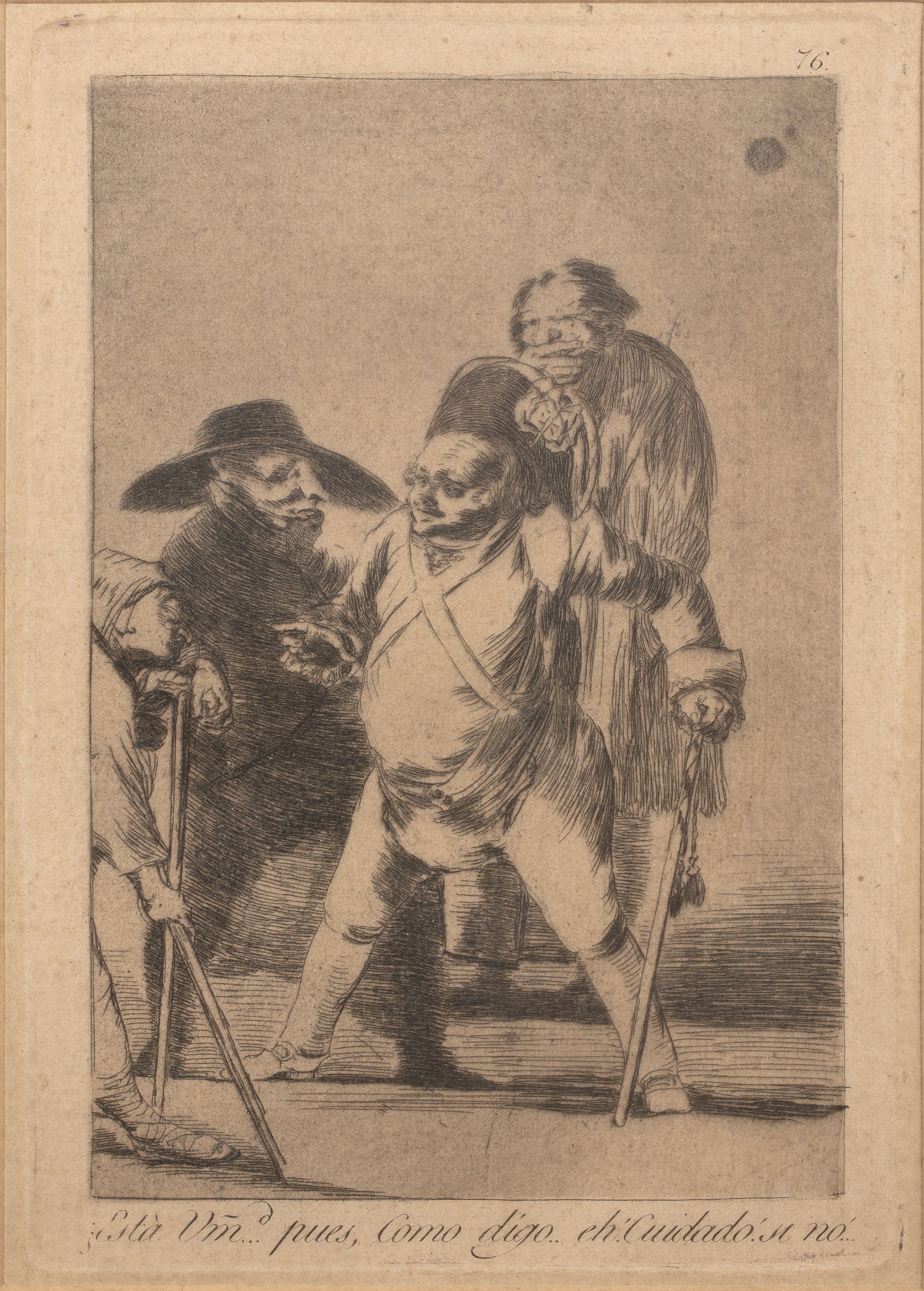 Appraisal: After Francisco Goya - 'Est um pues como digo eh