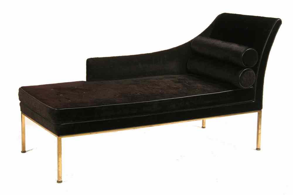 Appraisal: HARVEY PROBBER CHAISE - Modernist Chaise by Harvey Probber NYC