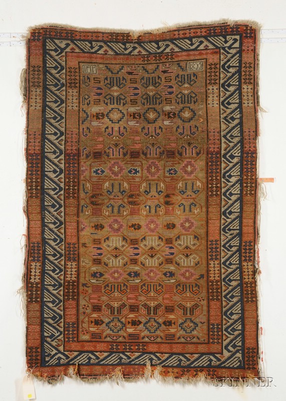 Appraisal: Seichour Rug Northeast Caucasus dated even wear end tear and