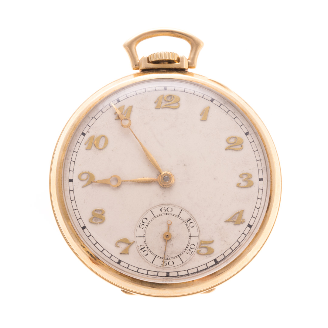 Appraisal: A Gentlemen's Swiss Pocket Watch in K K yellow gold