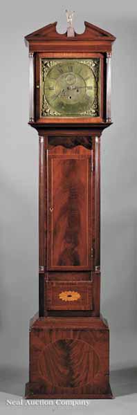 Appraisal: A George IV Carved Mahogany and Inlaid Tallcase Clock c