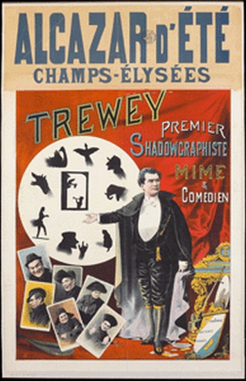 Appraisal: TREWEY F licien F licien TREVEY - Trewey Premier Shadowgraphist