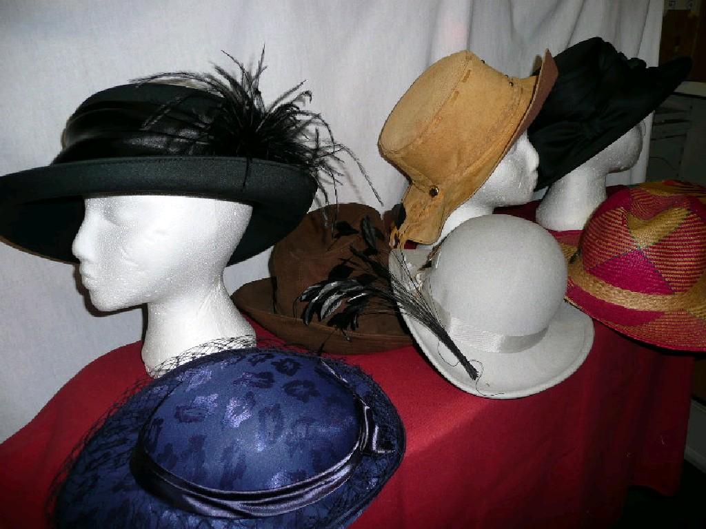 Appraisal: A small group of ladies hats for various occasions -