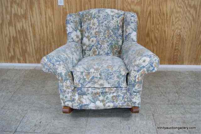 Appraisal: Norwalk Furniture Rocking Chair and Slip CoverThis is a very