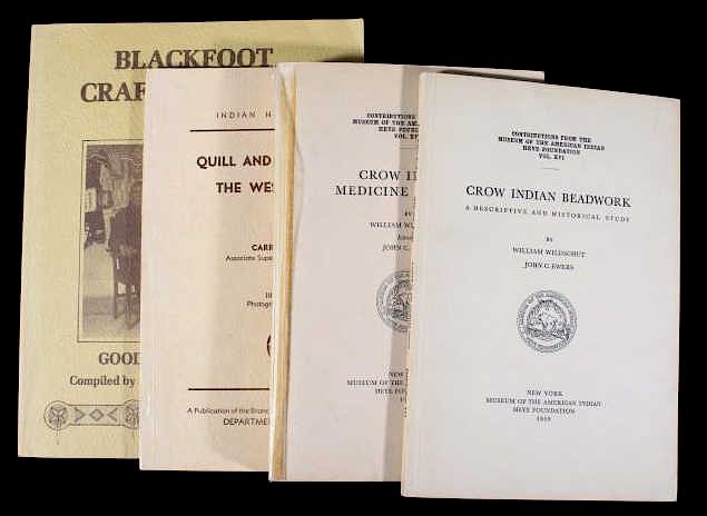 Appraisal: Native American Culture Craft Study Books Offered in this lot