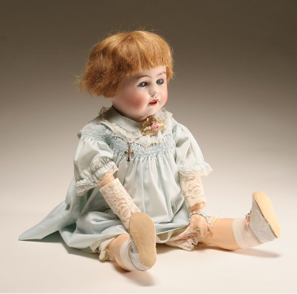 Appraisal: Simon Halbig Dressel Jutta bisque head boy doll with sleep