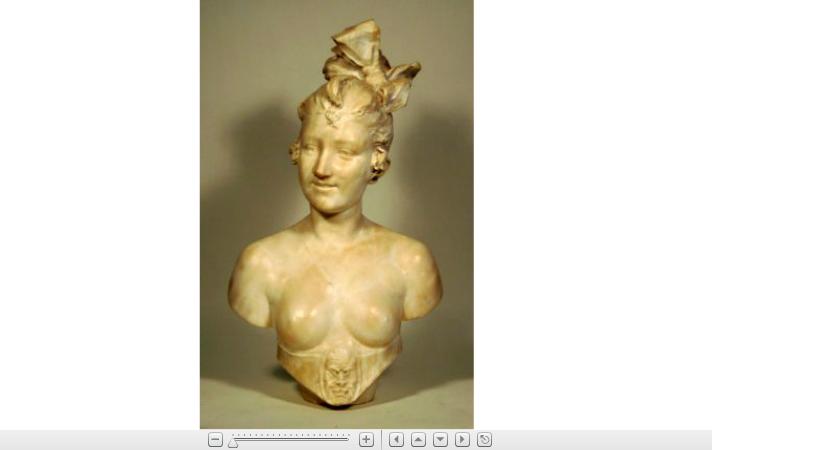 Appraisal: Italian alabaster bust of a young womanlate th early th